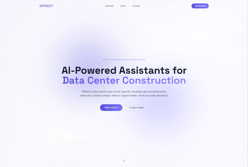 OFFNEST - High-performance website built with modern web technologies